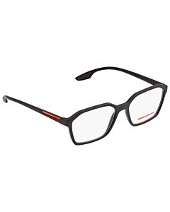 Prada Linea Rossa 55 mm Black Rubber Eyeglass Frames