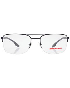 Prada Linea Rossa 55 mm Blue Rubber Eyeglass Frames