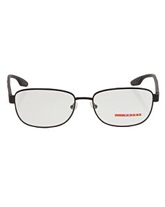 Prada Linea Rossa 56 mm Black Rubber Eyeglass Frames
