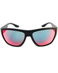 Prada Linea Rossa 59 mm Rubber Black Sunglasses