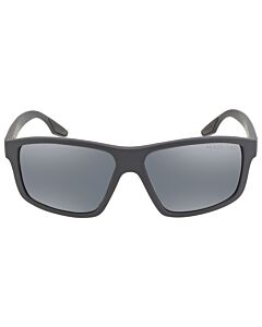 Prada Linea Rossa 60 mm Grey Rubber Sunglasses