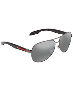 Prada Linea Rossa 62 mm Gunmetal Sunglasses