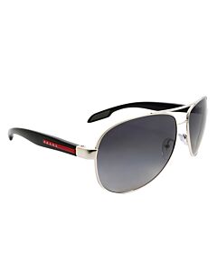 Prada Linea Rossa 62 mm Silver-tone Sunglasses