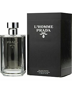 Prada Men's L'homme EDT Spray 5 oz (150 ml)