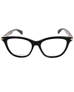 Rag and Bone 50 mm Black Eyeglass Frames