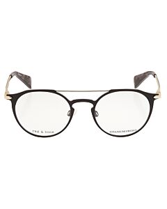 Rag and Bone 50 mm Matte Black Eyeglass Frames