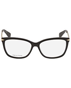Rag and Bone 54 mm Black Gold Eyeglass Frames