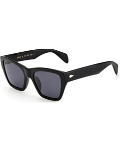 Rag and Bone 54 mm Black Sunglasses