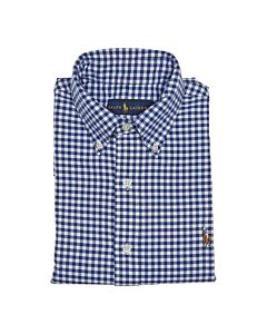 Ralph Lauren Checked Oxford Long Sleeve Button Down Shirt