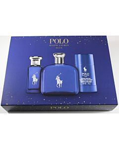 Ralph Lauren Men's Polo Blue Gift Set Fragrances 3605972642844
