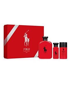 Ralph Lauren Men's Polo Red Gift Set Fragrances 3605972857156