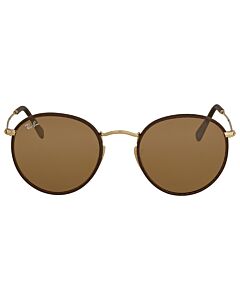 Ray Ban 50 mm Brown; Gold Sunglasses