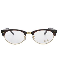 Ray Ban 50 mm Havana/Gold Eyeglass Frames
