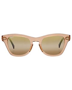 Ray Ban 50 mm Polished Transparent Brown Sunglasses