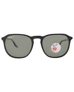 Ray Ban 55 mm Polished Black On Transparent Sunglasses