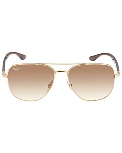 Ray Ban 56 mm Polished Gold Sunglasses