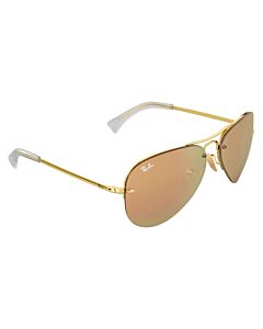 Ray Ban 59 mm Gold Sunglasses