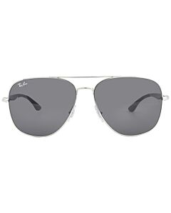 Ray Ban 59 mm Silver Sunglasses