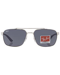 Ray Ban 59 mm Silver Sunglasses