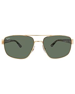 Ray Ban 60 mm Gold Sunglasses
