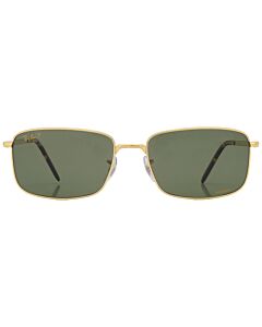 Ray Ban 60 mm Polished Gold Sunglasses