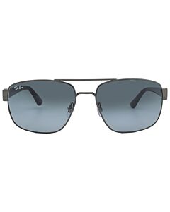 Ray Ban 60 mm Shiny Gunmetal Sunglasses