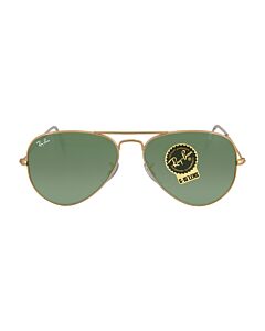Ray Ban Aviator 55 mm Gold Sunglasses