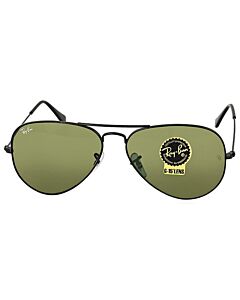 Ray Ban Aviator 58 mm Black Sunglasses