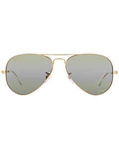 Ray Ban Aviator Chromance 55 mm Legend Gold Sunglasses