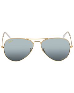 Ray Ban Aviator Chromance 58 mm Legend Gold Sunglasses