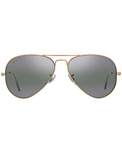 Ray Ban Aviator Chromance 58 mm Polished Gold Sunglasses