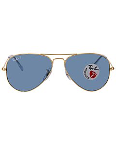 Ray Ban Aviator Classic 55 mm Gold Sunglasses