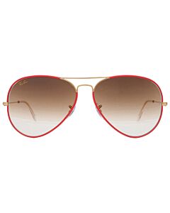 Ray Ban Aviator Full Color Legend 62 mm Polished Red Sunglasses