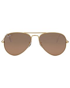 Ray Ban Aviator Gradient 55 mm Polished Gold Sunglasses
