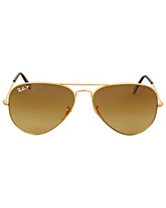 Ray Ban Aviator Gradient 58 mm Gold Sunglasses