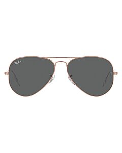 Ray Ban Aviator Rose Gold 55 mm Polished Rose Gold Sunglasses