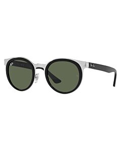 Ray Ban Bonnie 50 mm Black on Silver Sunglasses