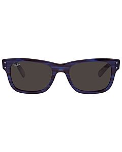 Ray Ban Burbank 55 mm Striped Blue Sunglasses