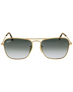 Ray Ban Caravan 55 mm Gold Sunglasses