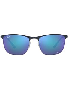 Ray Ban Chromance 57 mm Blue On Gunmetal Sunglasses