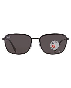 Ray Ban Chromance 57 mm Polished Black Sunglasses