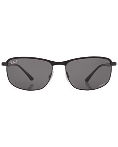 Ray Ban Chromance 60 mm Black On Black Sunglasses