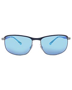 Ray Ban Chromance 60 mm Blue On Gunmetal Sunglasses