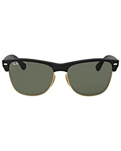 Ray Ban Clubmaster Oversized 57 mm Black / Gold Sunglasses