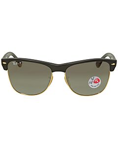 Ray Ban Clubmaster Oversized 57 mm Matte Black Sunglasses