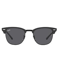 Ray Ban Clubmaster Classic 55 mm Polished Grey On Black Sunglasses