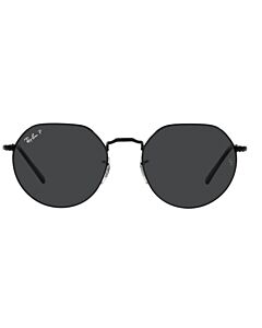 Ray Ban Jack 53 mm Polished Black Sunglasses
