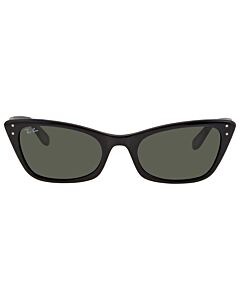Ray Ban Lady Burbank 52 mm Polished Black Sunglasses