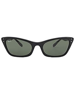Ray Ban Lady Burbank 55 mm Polished Black Sunglasses