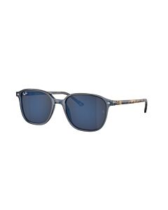 Ray Ban Leonard 51 mm Polished Transparent Dark Blue Sunglasses